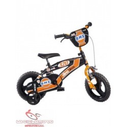 bici 12 bmx nero arancio