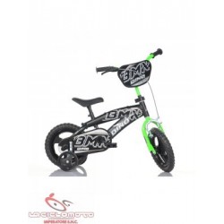 bici 12 bmx nero verde